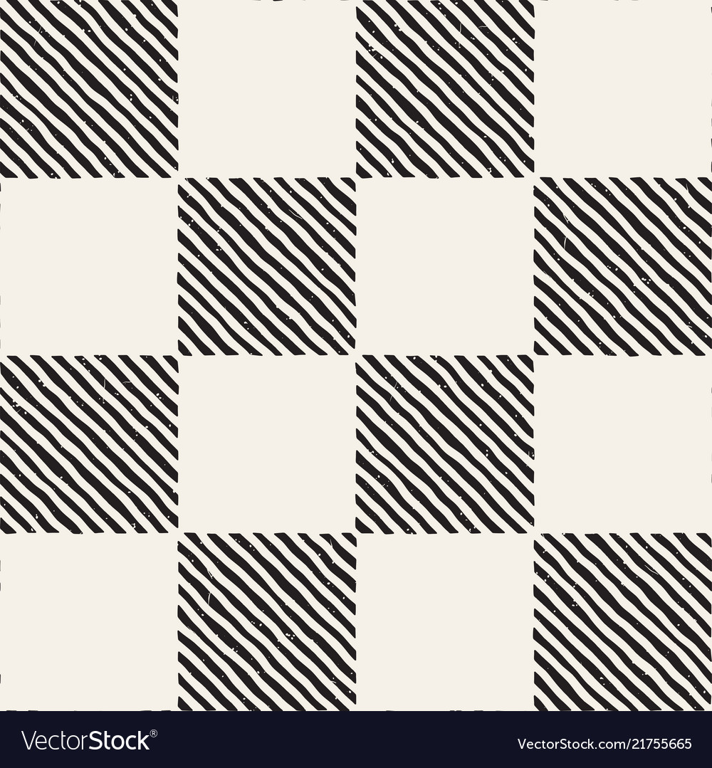 Hand drawn seamless repeating pattern vector image Hand drawn seamless repeating pattern