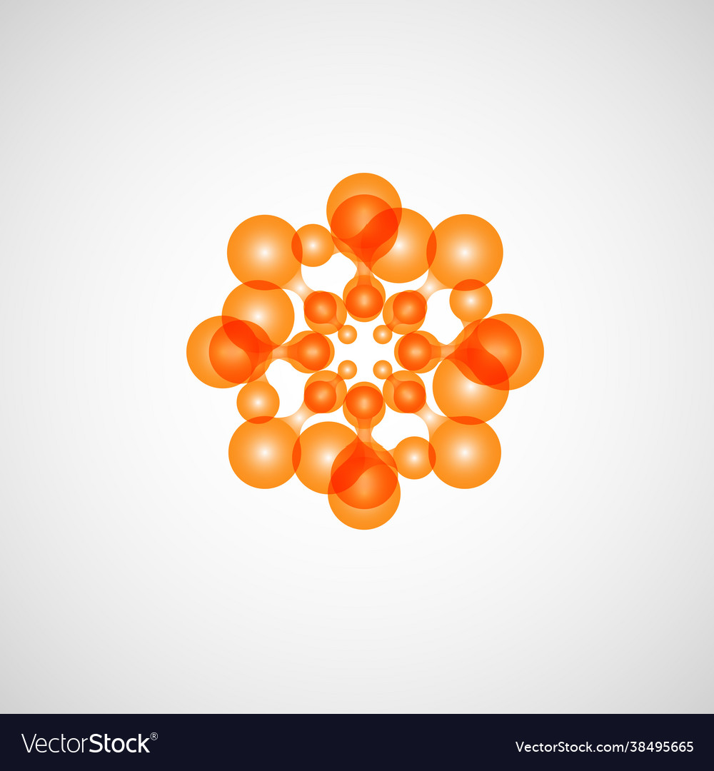Modern circle pattern on light background vector image Modern circle pattern on light background