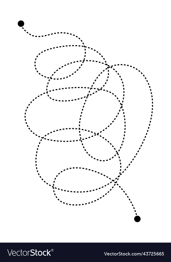 Prewriting tracing lines and curve shapes element vector image Prewriting tracing lines and curve shapes element