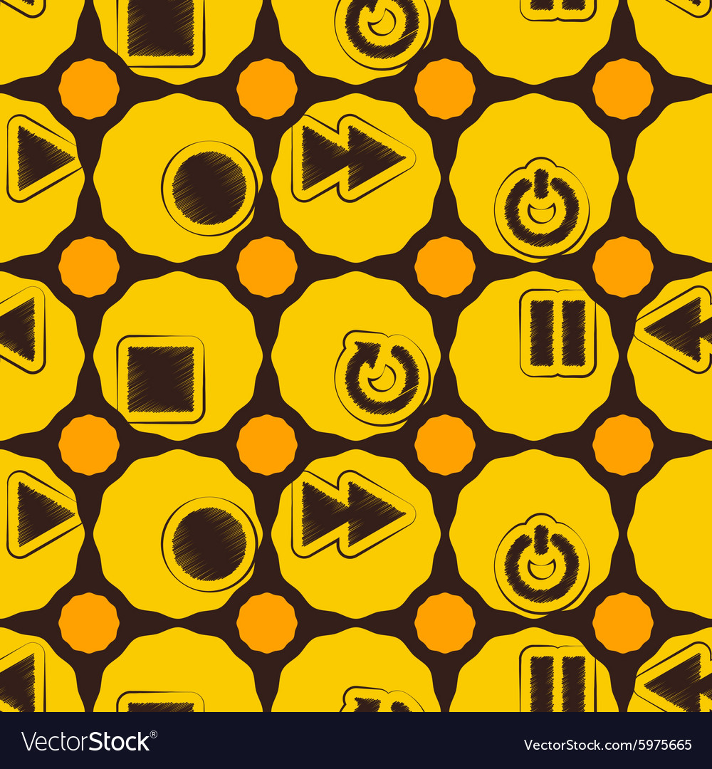 Seamless background with player icons