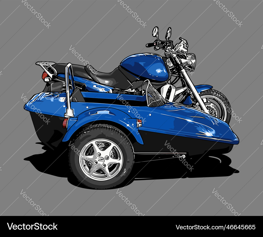 Side car template for graphic design Royalty Free Vector