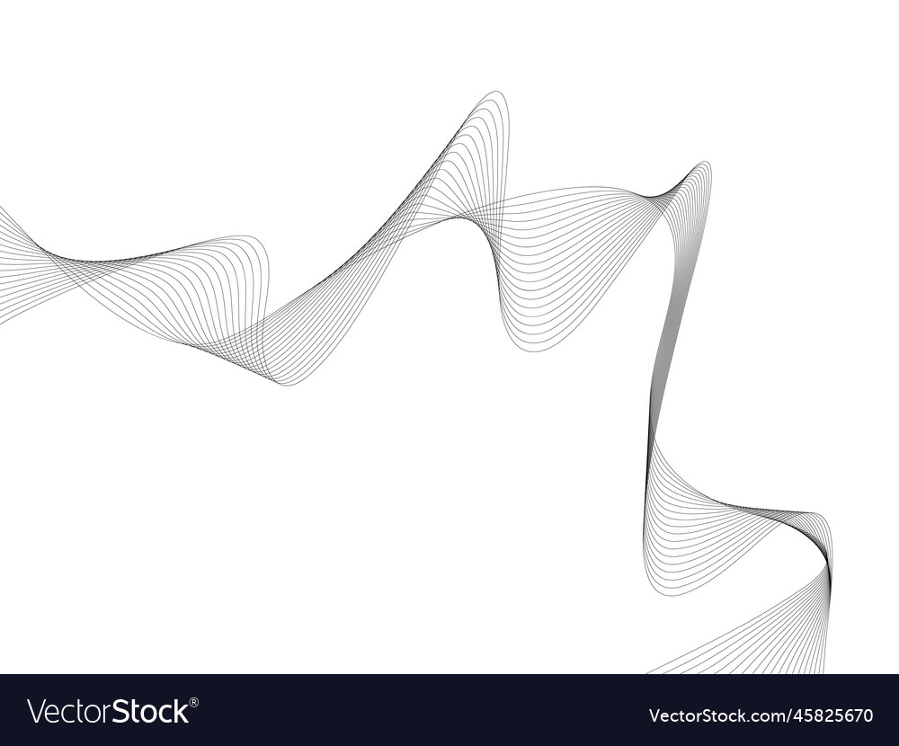 Abstract wave element for design digital vector image Abstract wave element for design digital