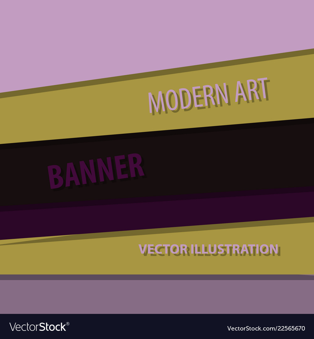 Modern art abstract banner square frame for text Vector Image Modern art abstract banner square frame for text