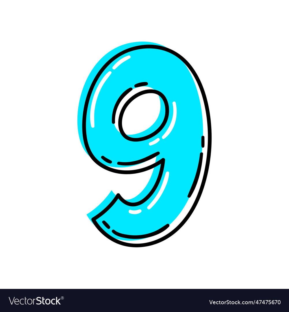 Number one image for design vector image Number one image for design