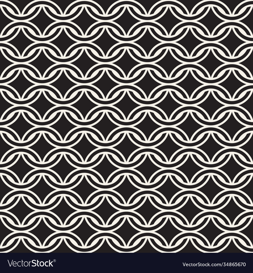 Seamless chain pattern interweaving thin vector image Seamless chain pattern interweaving thin