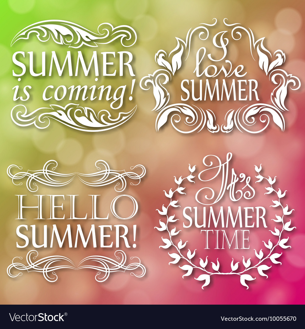 Typographic design with text