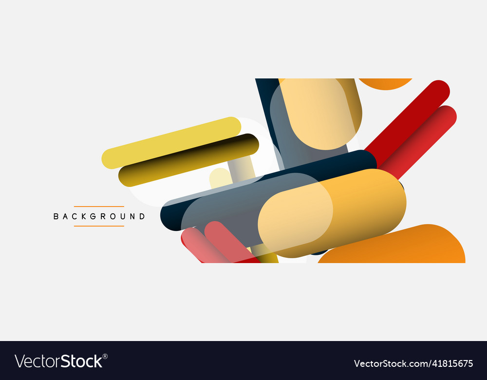 Abstract background round shapes lines Vector Image Abstract background round shapes lines