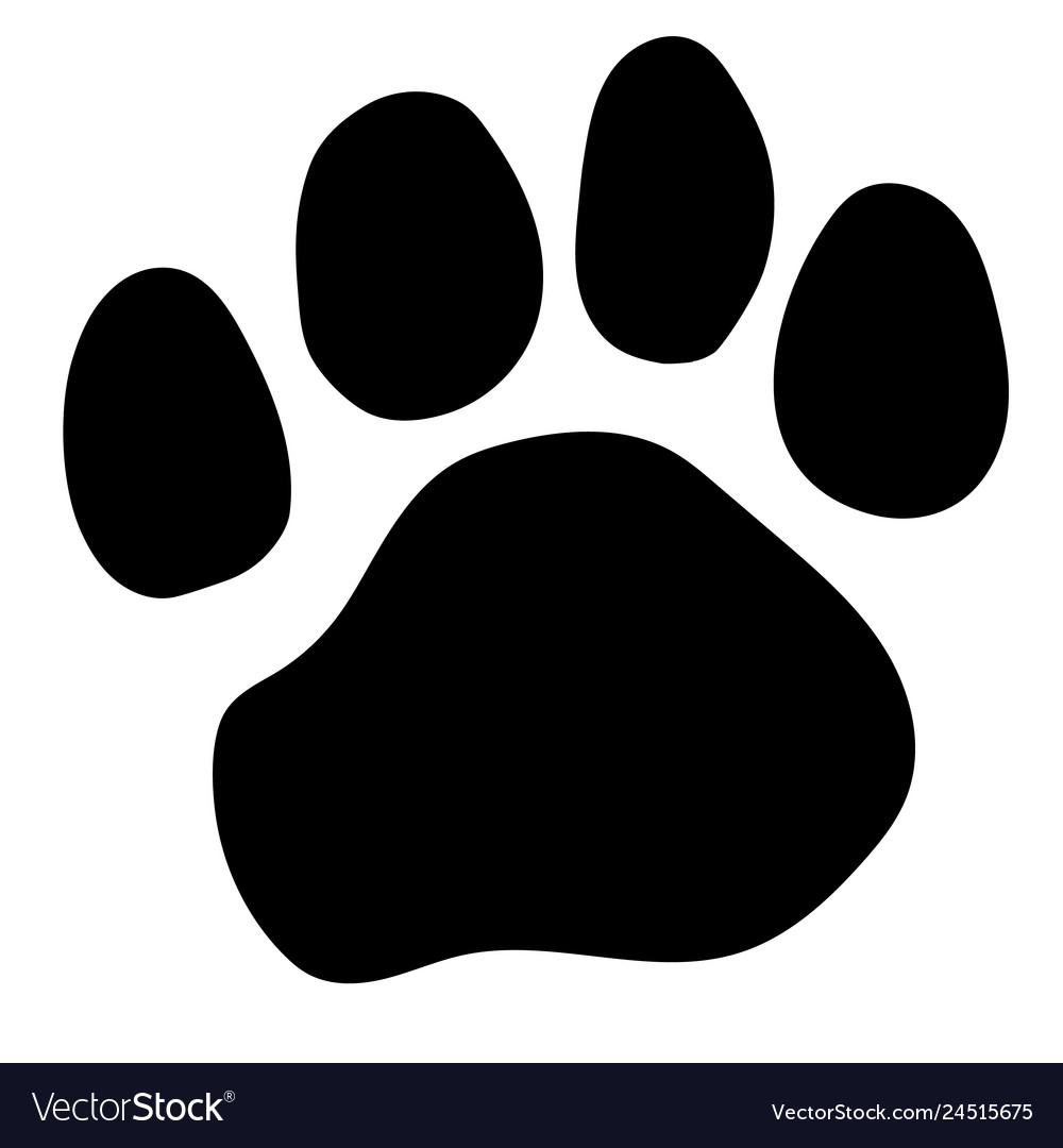 Cute Paw Prints Logo