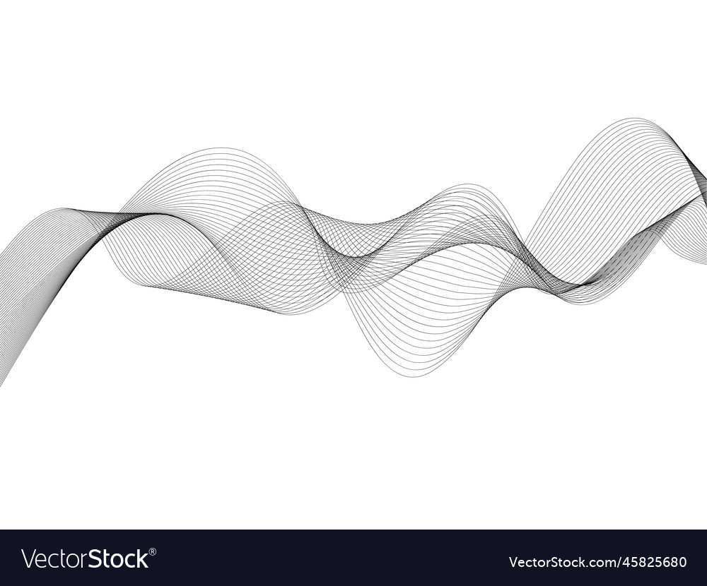 Abstract wave element for design digital vector image Abstract wave element for design digital