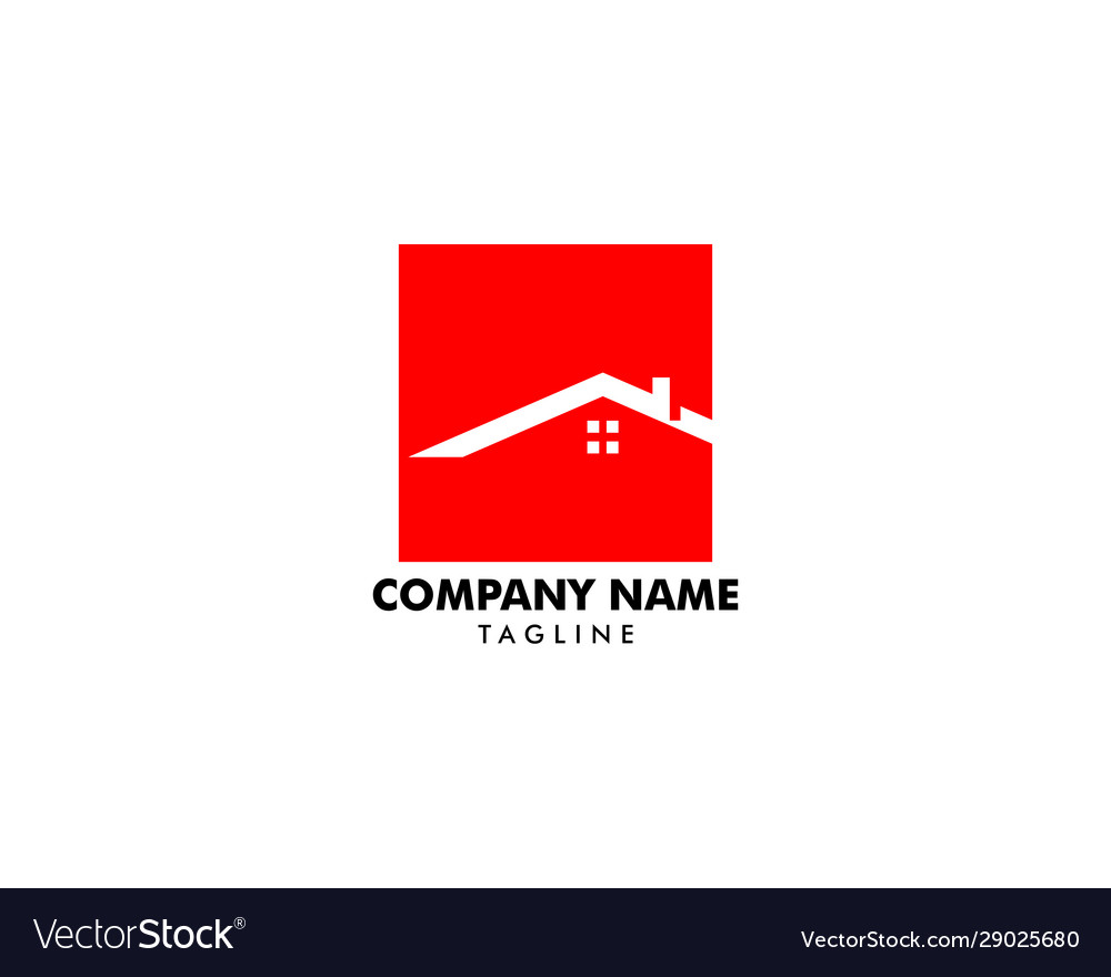 House square logo template design