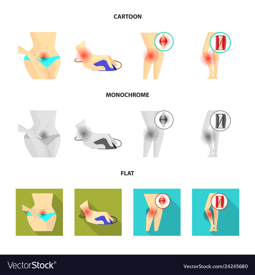 Isolated object of hospital and rendering symbol vector image Isolated object of hospital and rendering symbol