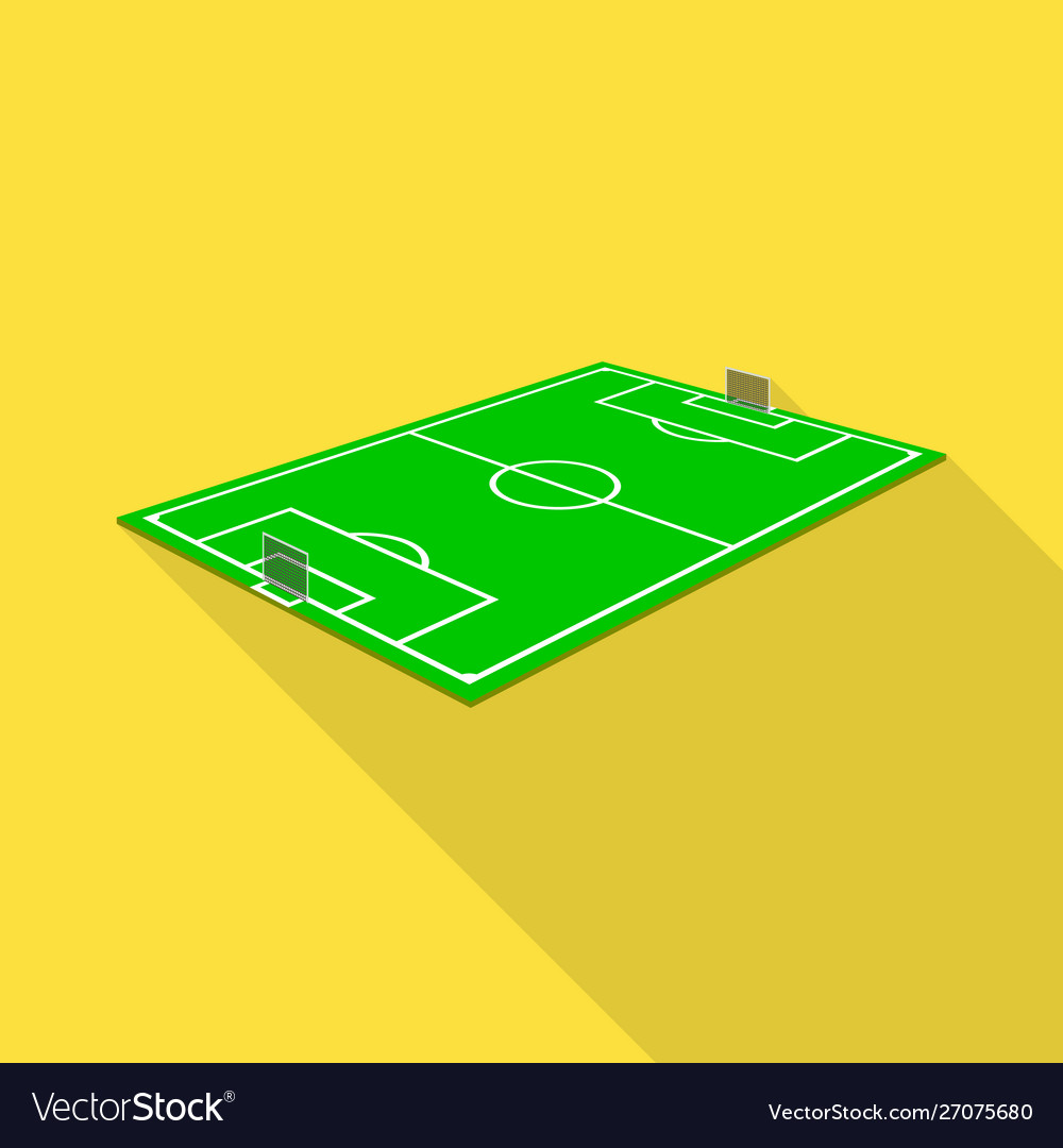 Isolated object soccer and field symbol