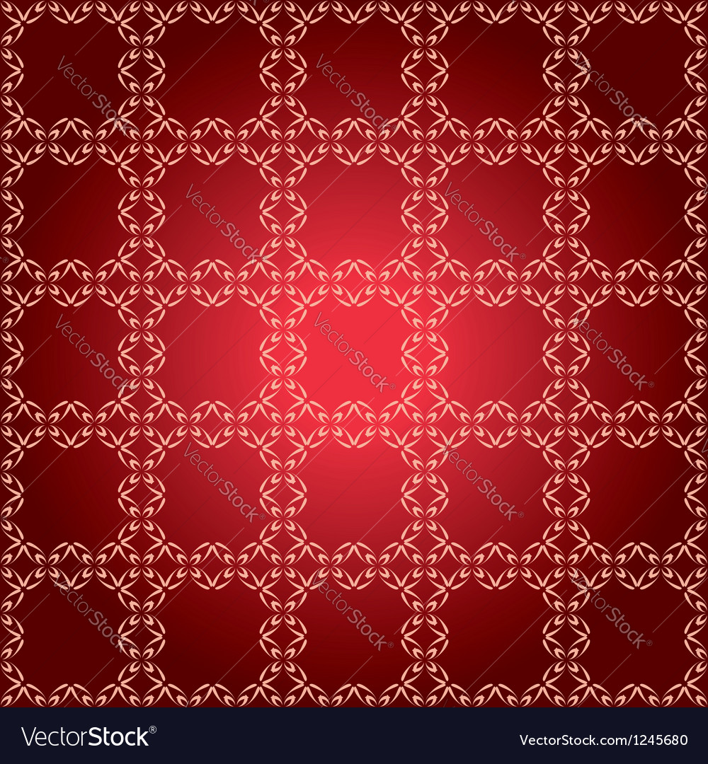 Red pattern with squares