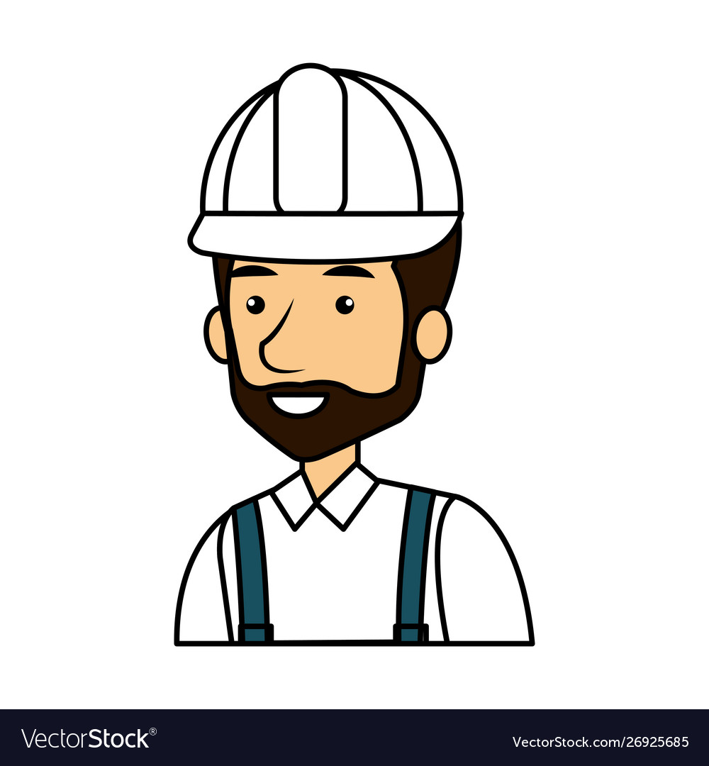 Builder constructor with helmet character