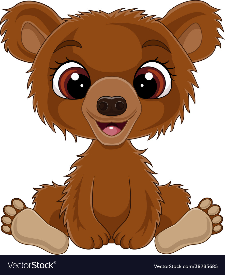Süße Cartoon Babybär