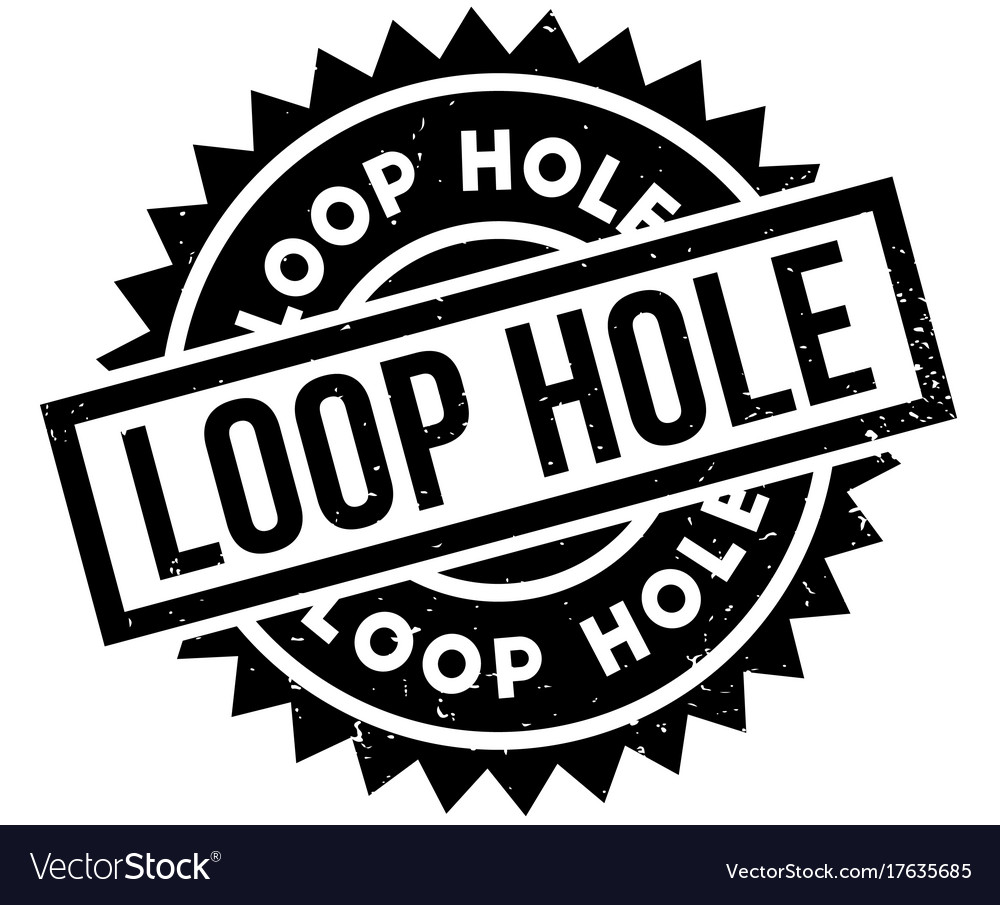 Loop Hole Rubber Stamp Stock Vector Illustration Of Avoidance 100604199