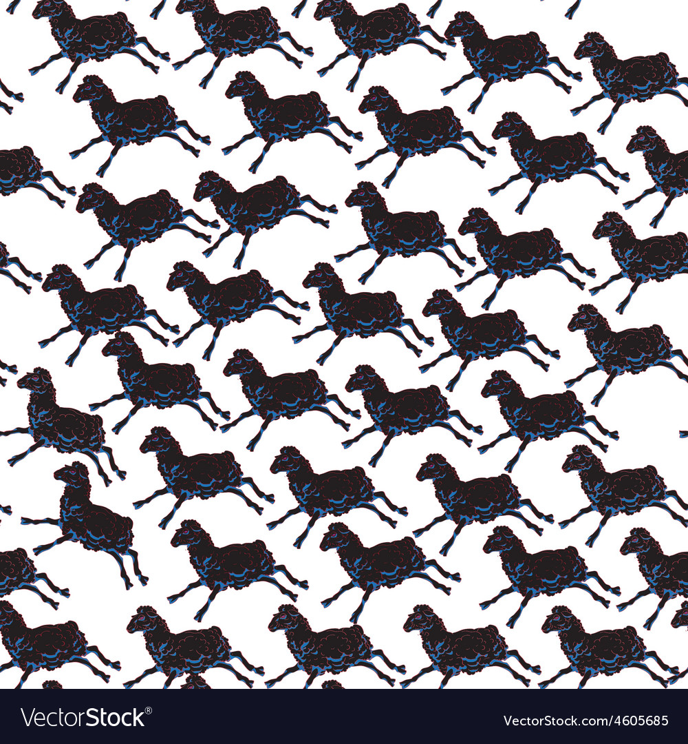 One sheep pattern
