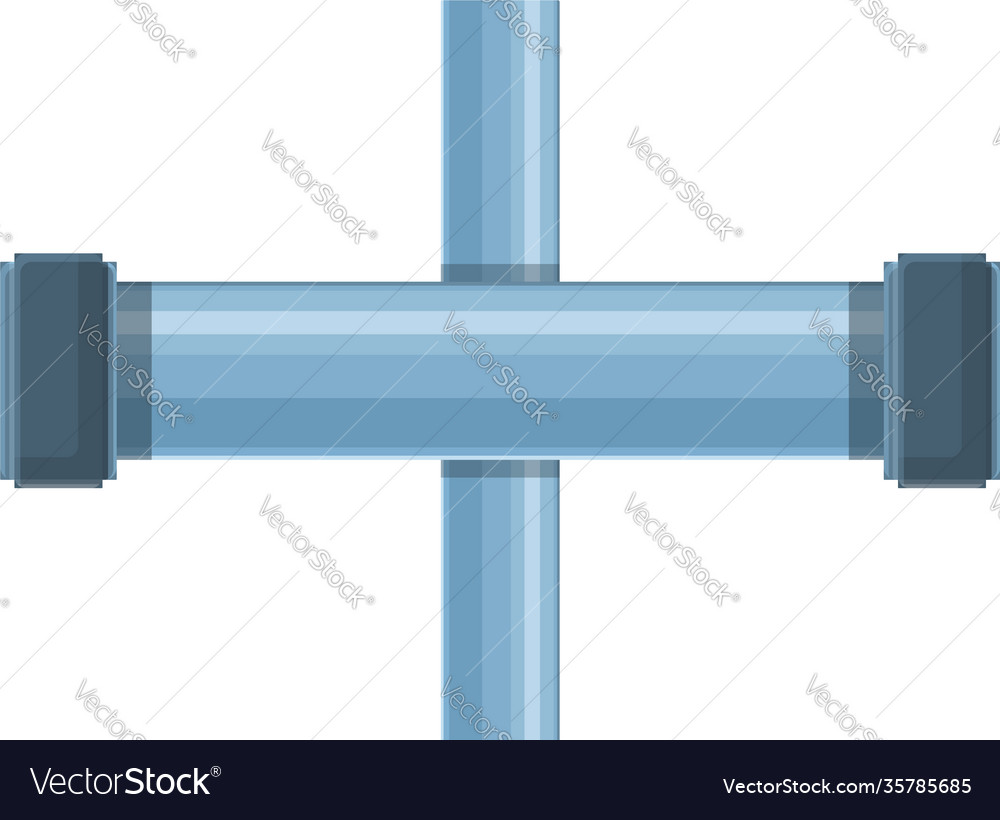 Pvc pipe icon cartoon style Royalty Free Vector Image