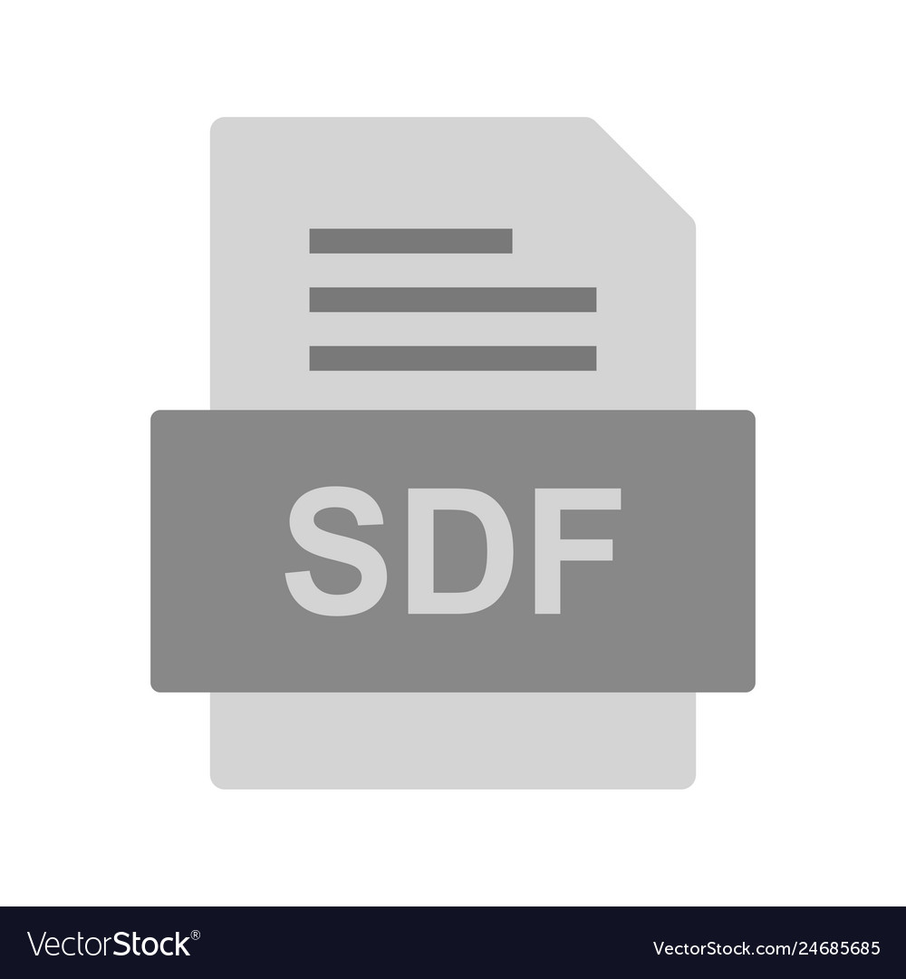 Sdf file document icon