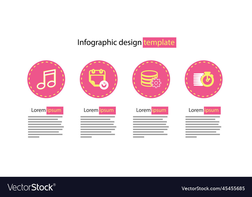 Set line setting database server stopwatch vector image Set line setting database server stopwatch