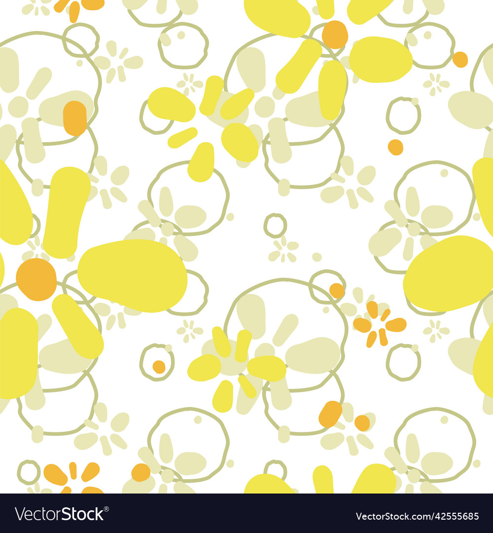 Simple geometric seamless pattern with abstract