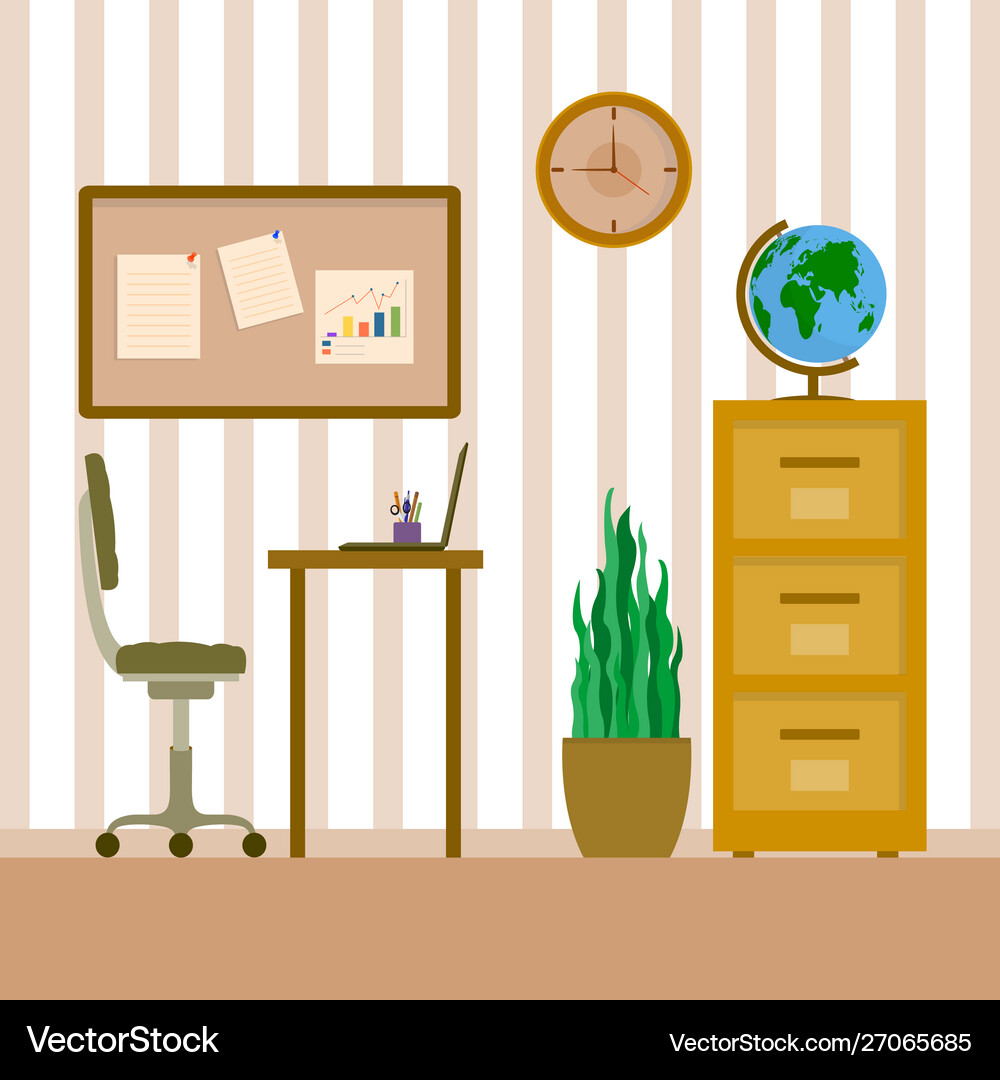 Workspace Royalty Free Vector Image - VectorStock