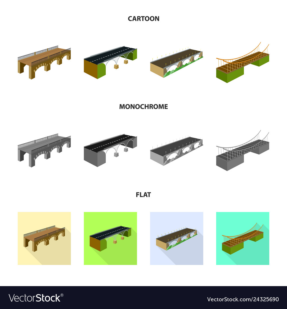 Design of connection and sign set vector image Design of connection and sign set