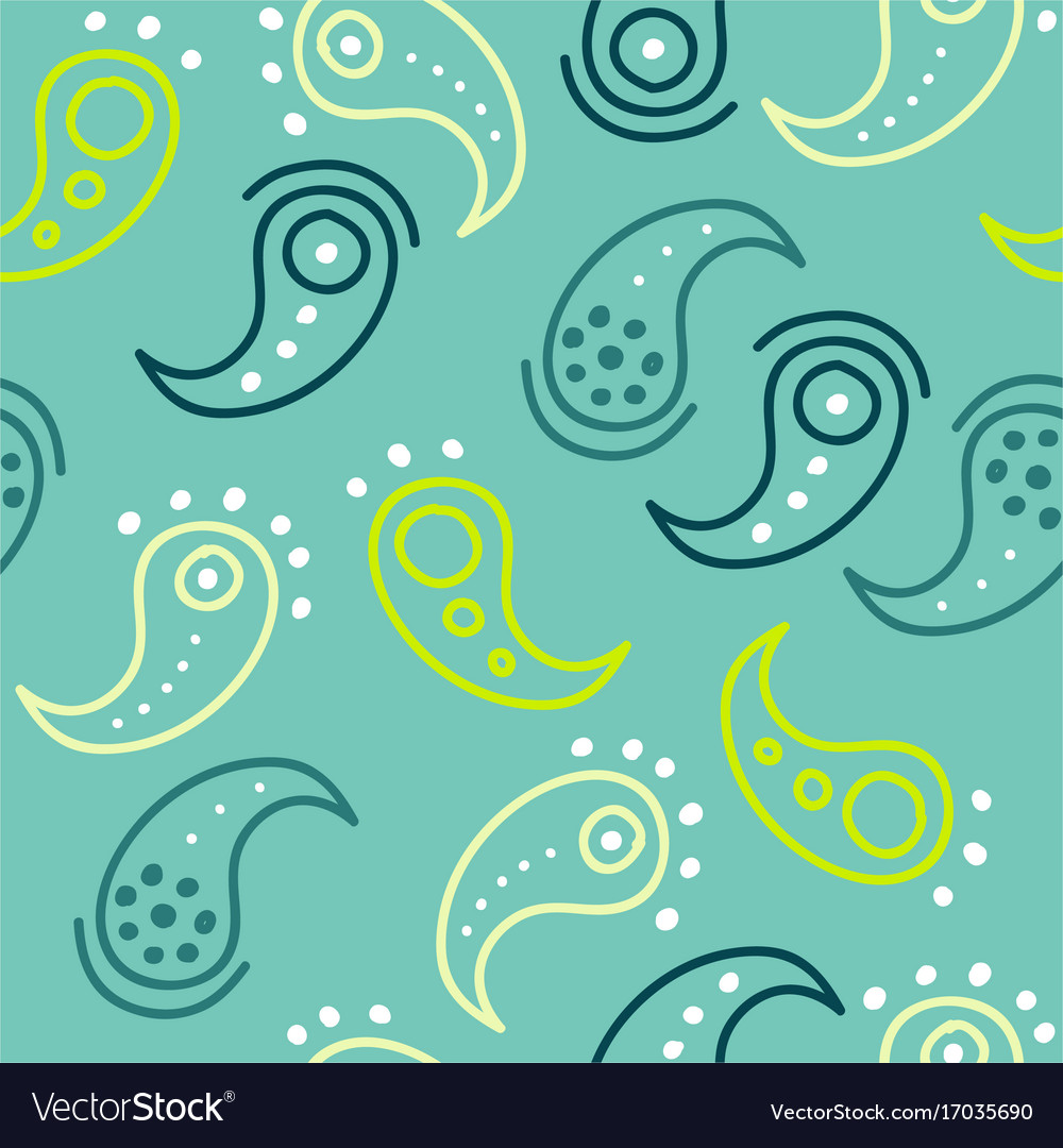 Pasley seamless pattern