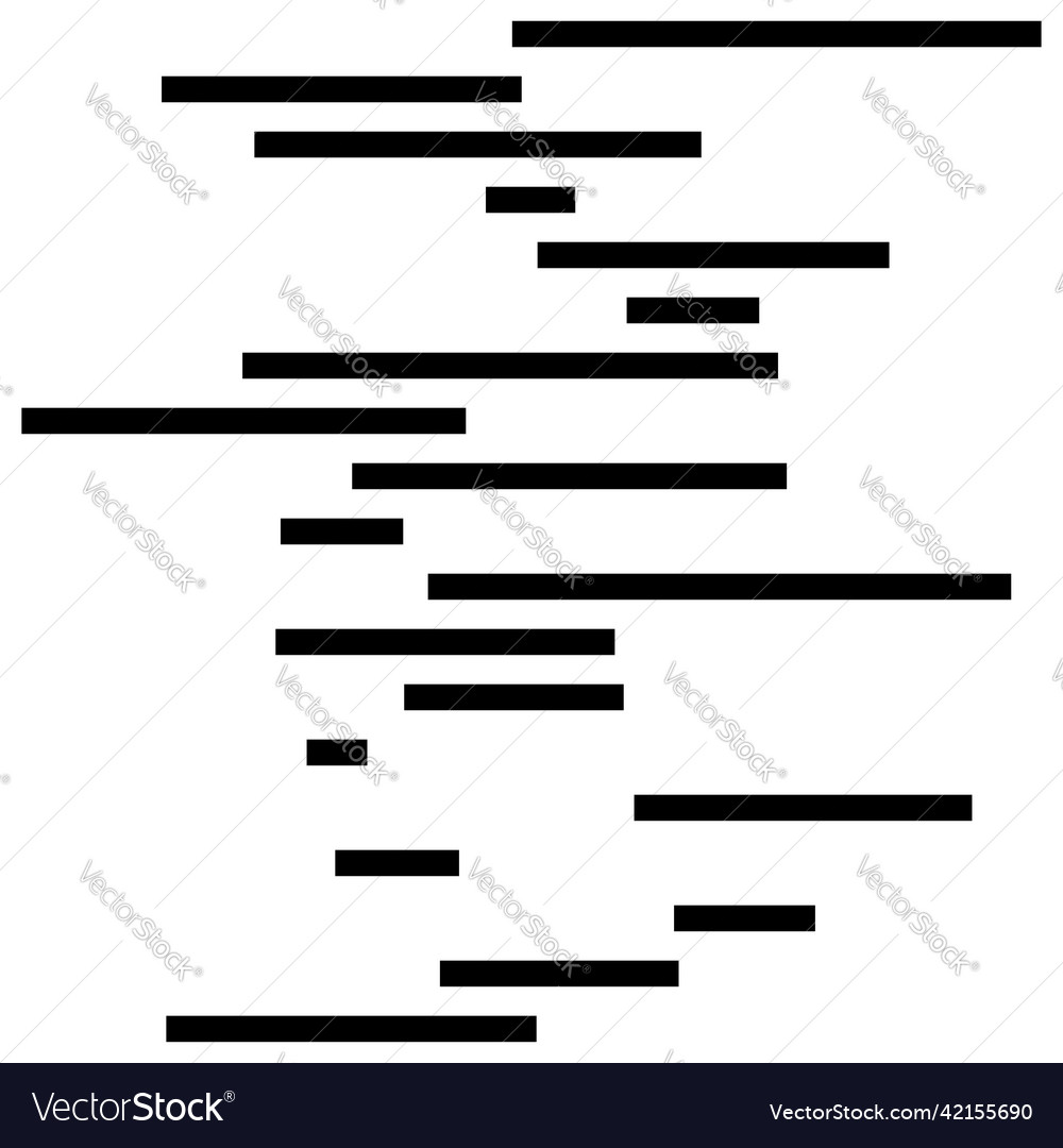 Random lines stripes element Vector Image Random lines stripes element