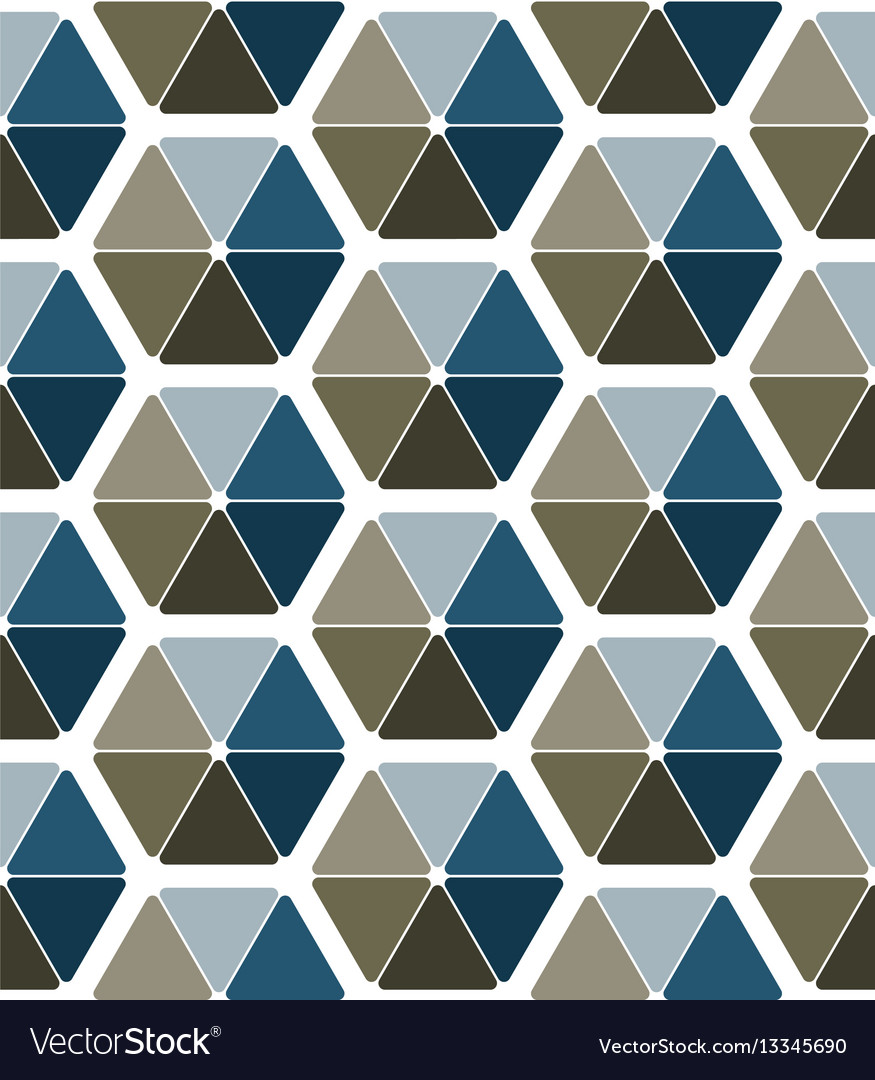 Seamless pattern design with abstract hexagons Vector Image