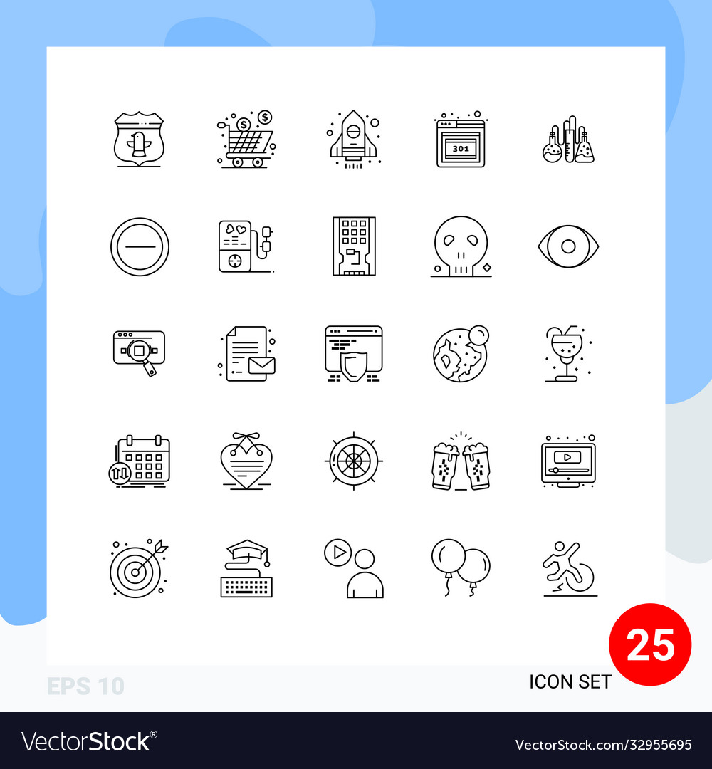 25 universal lines set for web and mobile