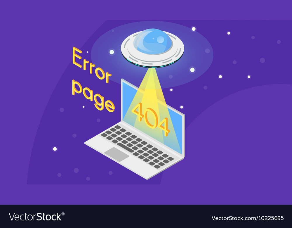 404 error page template for website