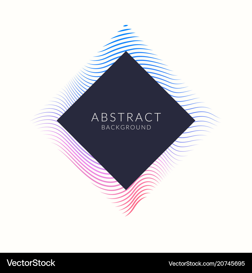 Abstract background with dynamic waves Royalty Free Vector