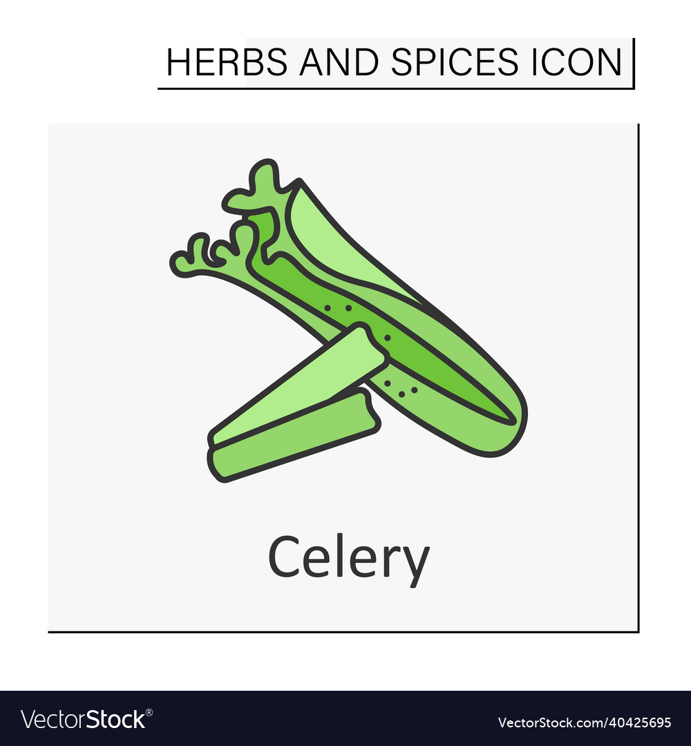 Celery color icon