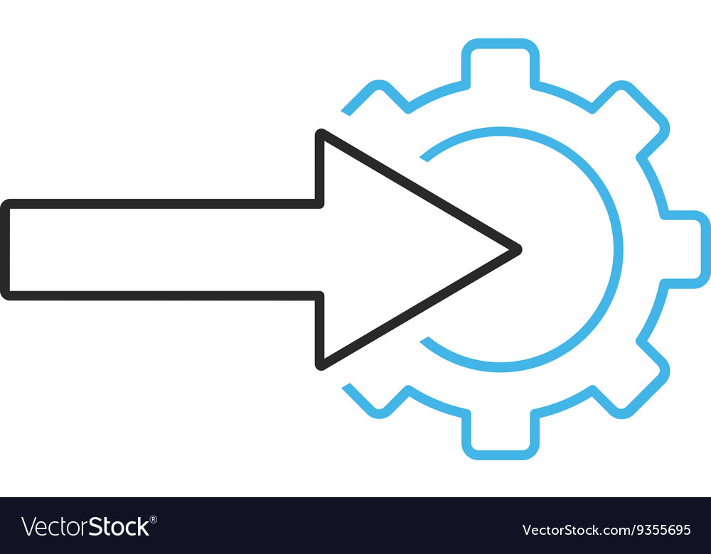 Cog integration outline icon