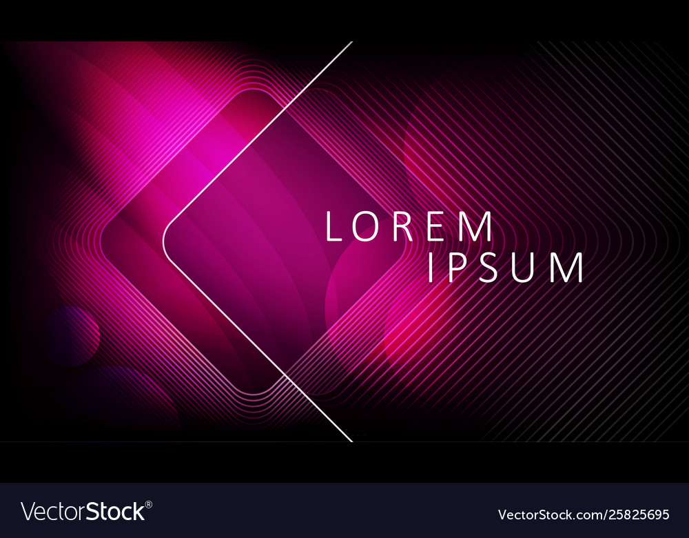 Dark pink abstract background with square frame