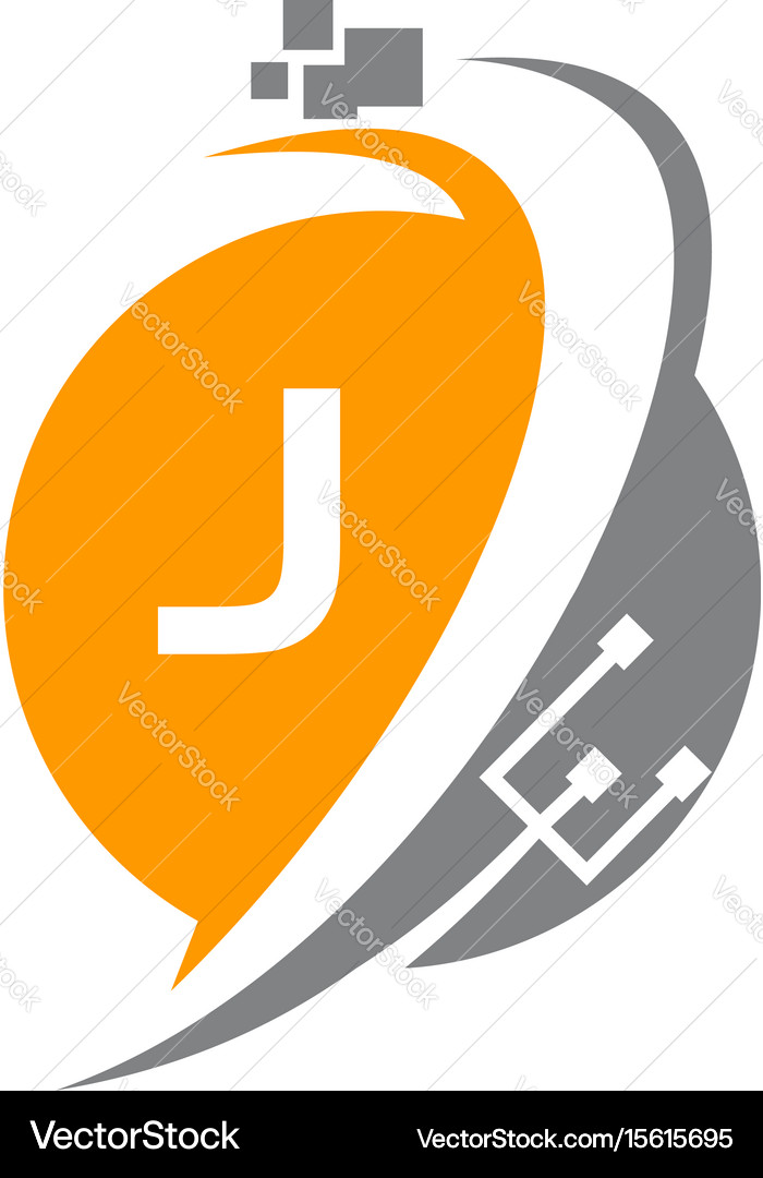 Digital World And Electrical Connections Initial J