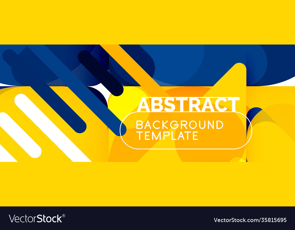 Flat geometric round shapes and dynamic lines
