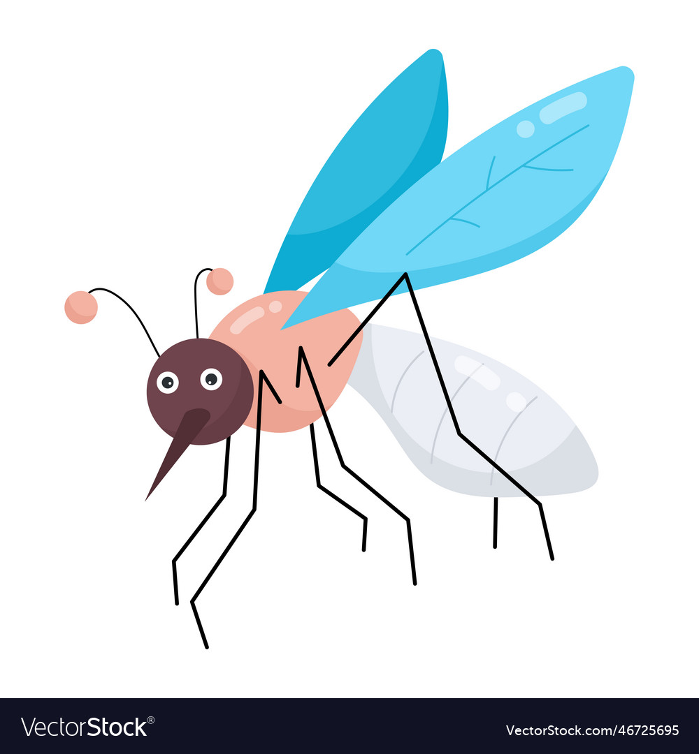 Mosquito Royalty Free Vector Image Vectorstock 6282