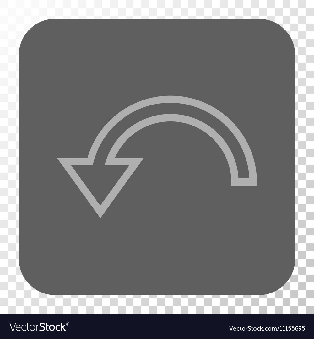Rotate left rounded square button