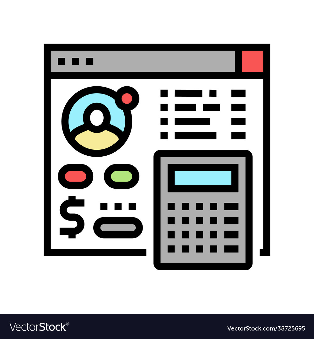 Settlements on behalf clients color icon