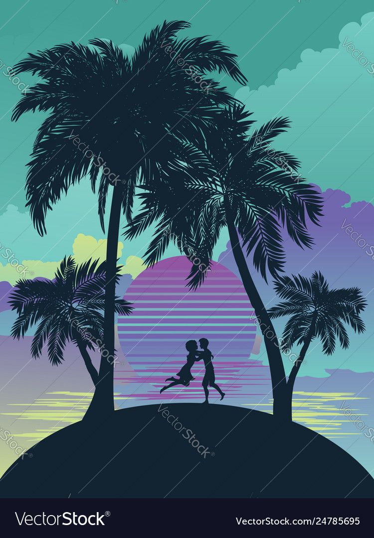 Sunrise tropische Insel