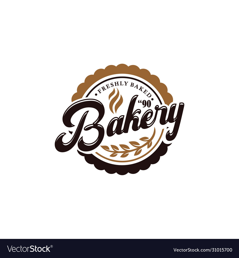 Bakery Logo Design Royalty Free Vector Image VectorStock