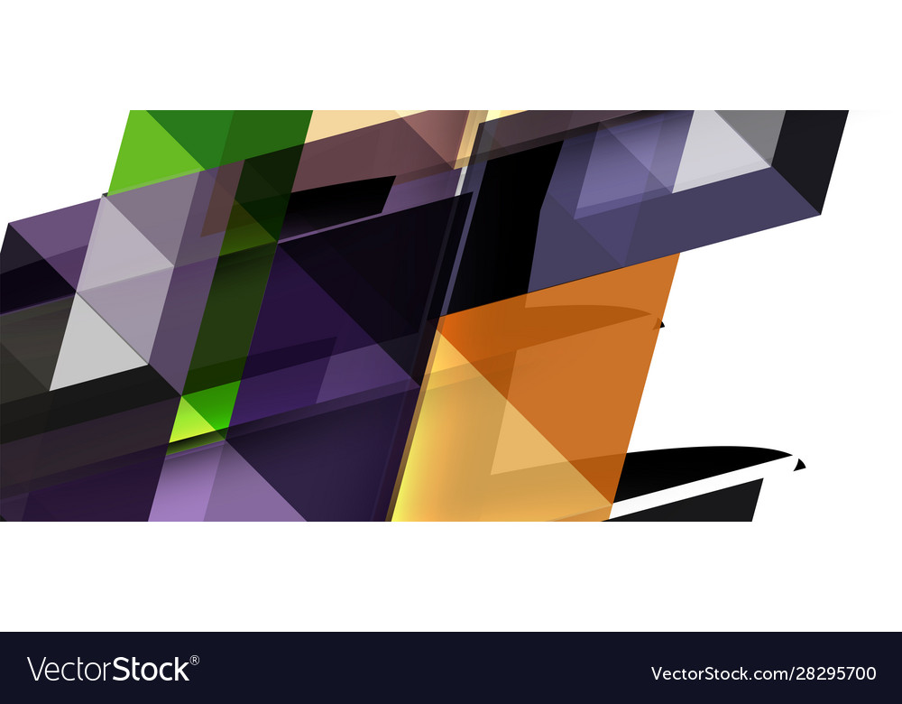 Colorful repeating triangles modern geometric Vector Image