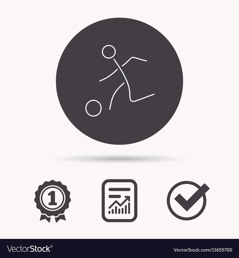 Football icon soccer sport sign