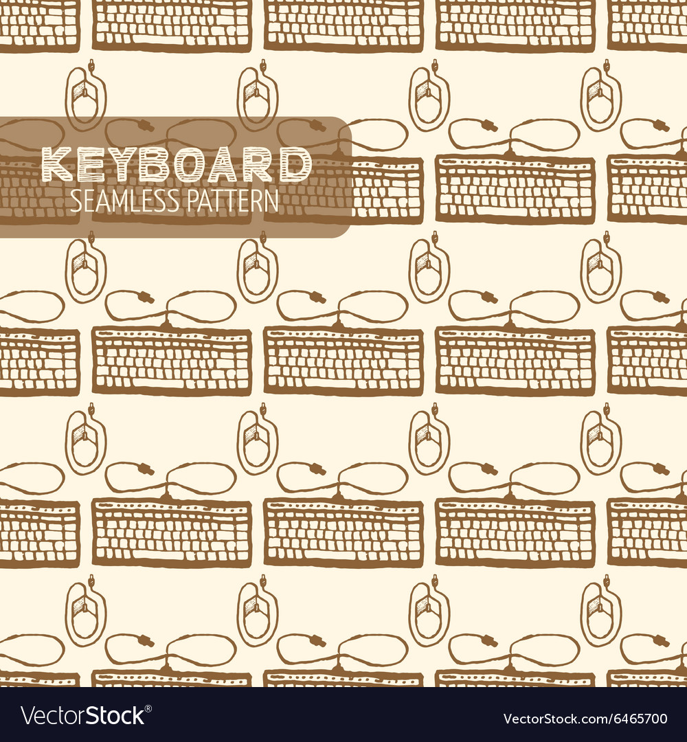 Keyboard seamless pattern