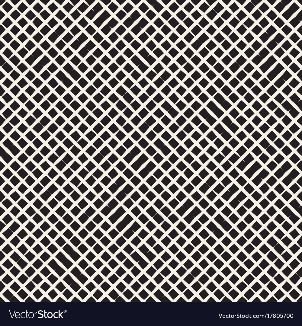 Seamless geometric lattice pattern irregular