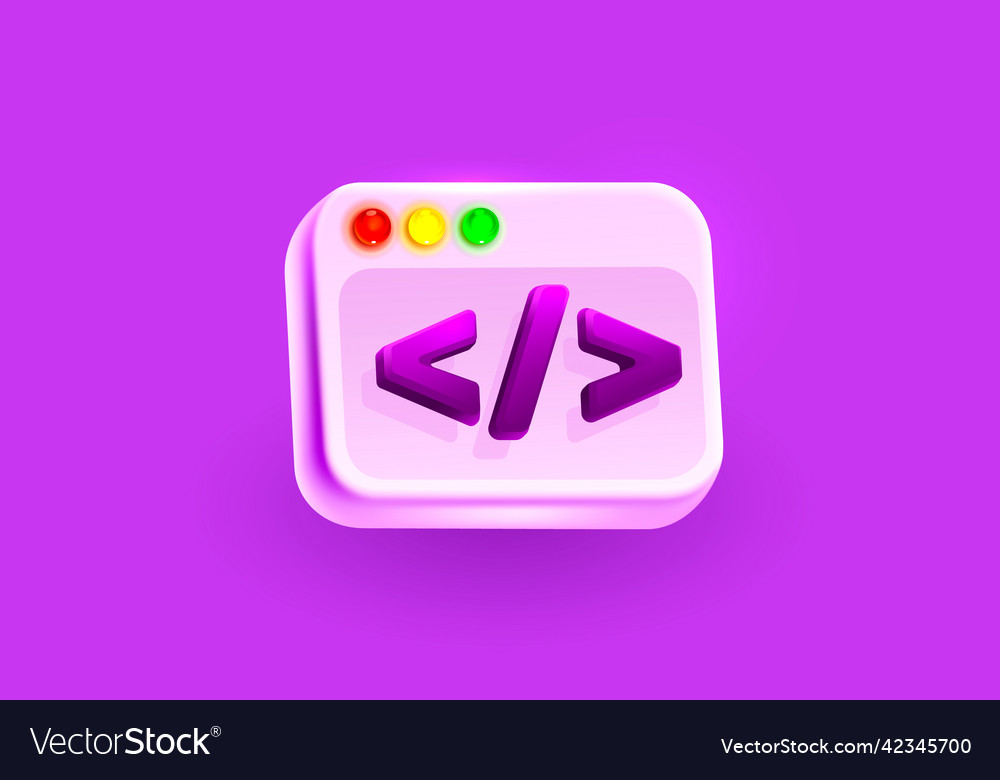 Web Frame Seite Programmierung Entwicklungsrechner vector image Web Frame Seite Programmierung Entwicklungsrechner