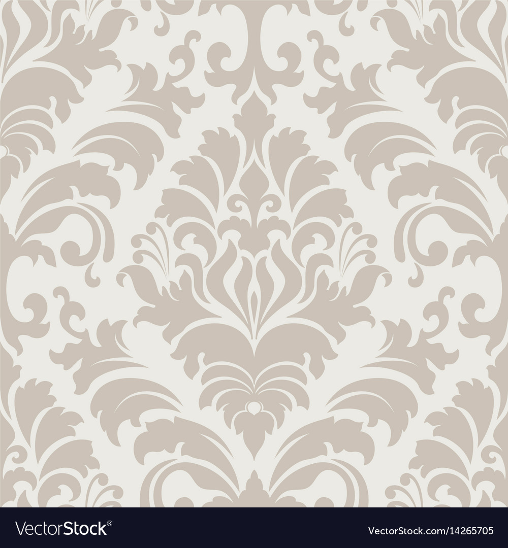 Damask seamless pattern element classical luxury Vector Image