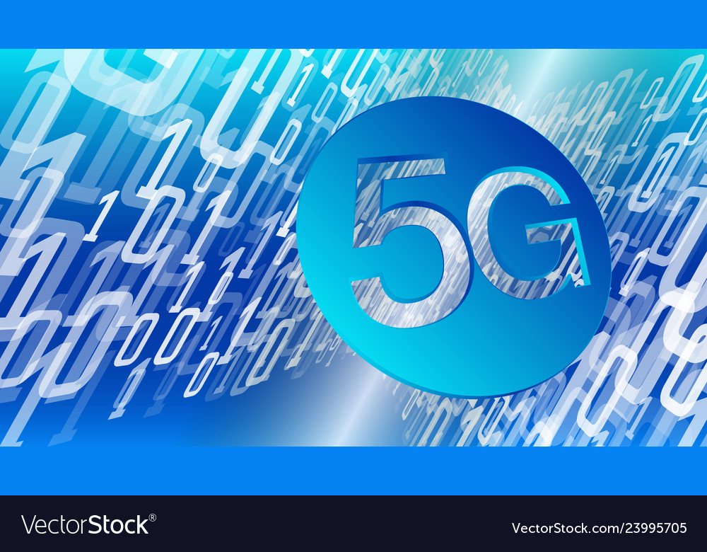 Future enterprise technology 5g binary code data Vector Image Future enterprise technology 5g binary code data